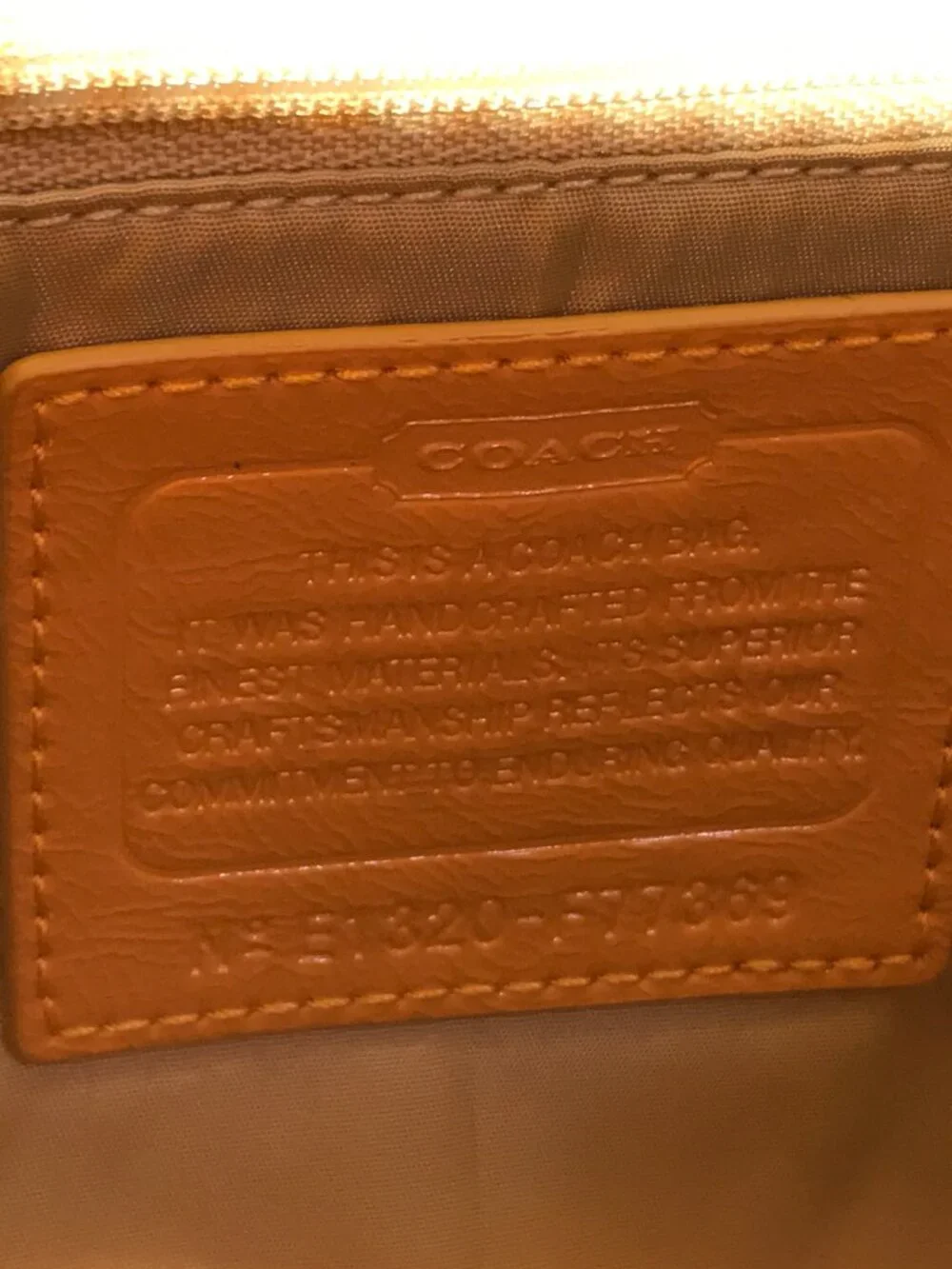 NWT Coach Signature Getaway Crossbody Orange Spice F77369 - Picture 12 of 15